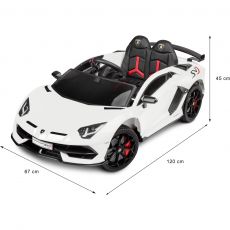 Електромобіль Caretero (Toyz) Lamborghini Aventador SVJ White